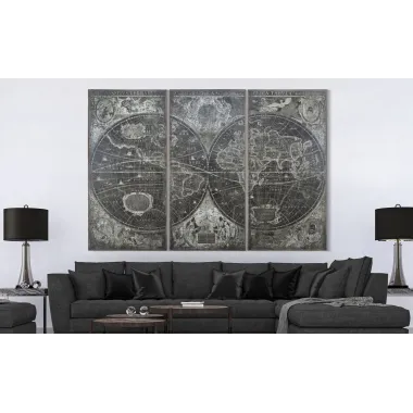 PANEL ŚCIENNY World SET 3 SZT 240X3X170 cm (80X3X170 pojedynczy)